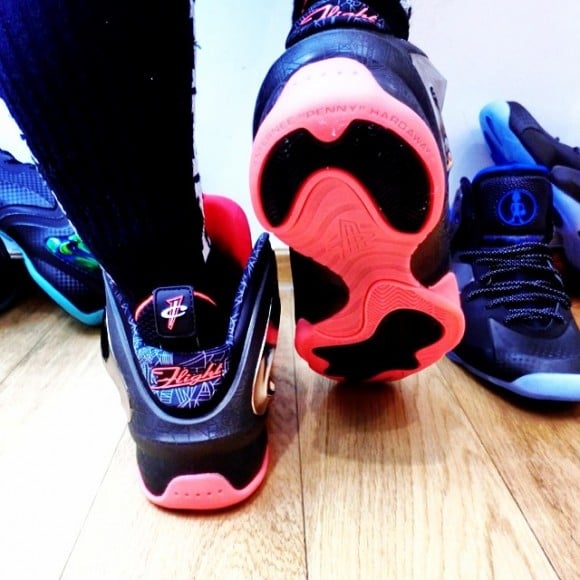 Nike Lil Penny Posite NOLA Gumbo League On-Foot Look