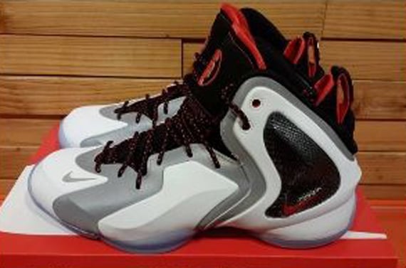Nike Lil’ Penny Posite White Grey Black Red