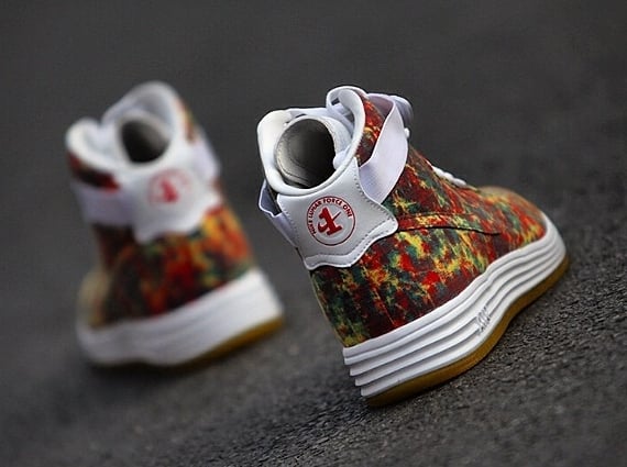 Nike Lunar Force 1 Hi Paint Splatter