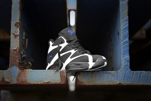 Reebok Kamikaze 1 Black White Blue Official Look