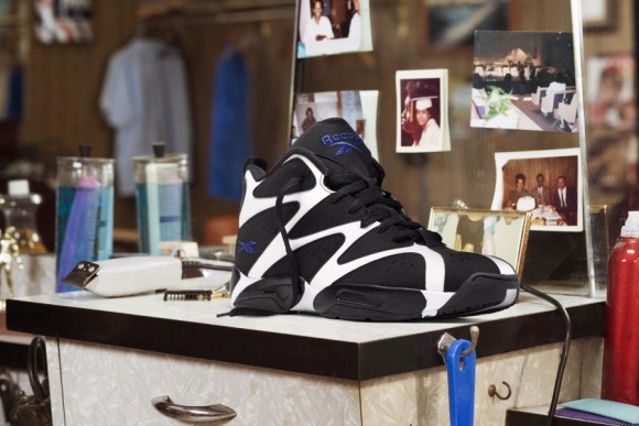 Reebok Kamikaze 1 Black White Blue Official Look