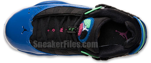 Release Reminder: Jordan 6 Rings GS Black/White-Game Royal-Light Lucid Green