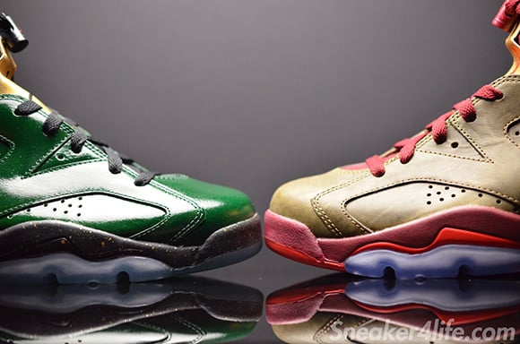 Air Jordan 6 Cigars Champagne Pack Detailed Look