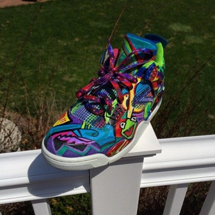 Pink Floral Nike Janoski Nike Air H2o Repel Running