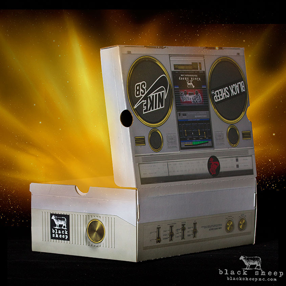 Black Sheep Unveils the Nike SB Boom Box Shoebox Preview