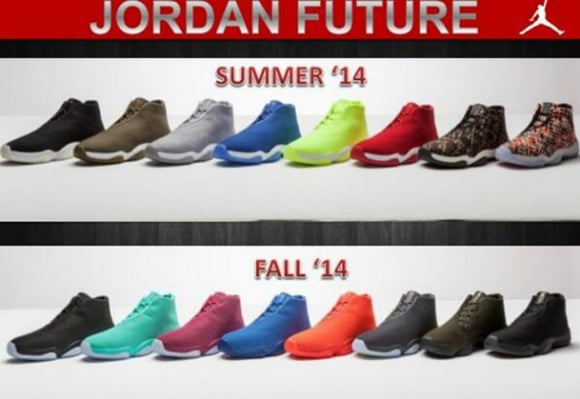 Jordan Future Summer & Fall 2014 Releases