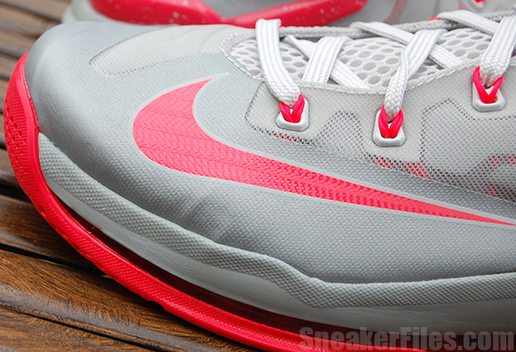 Laser Crimson Nike LeBron 11 Low Detailed Images