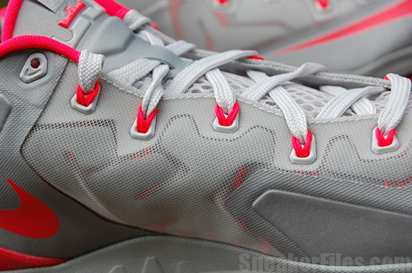 Laser Crimson Nike LeBron 11 Low Detailed Images