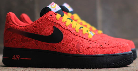 Nike Air Force 1 Low University Red Paisley