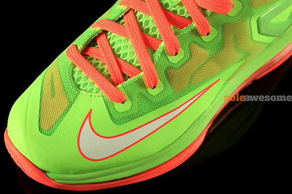 Nike LeBron 11 Low GS Volt Bright Orange