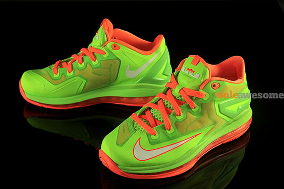 Nike LeBron 11 Low GS – Volt/Bright Orange