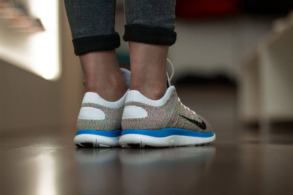 nike free 4.0 flyknit on feet