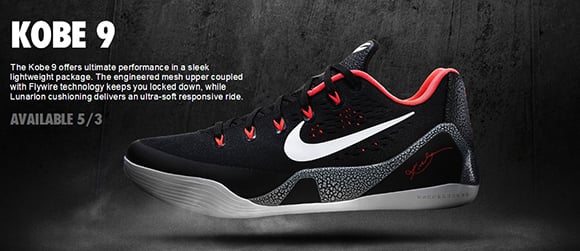 Spring Summer 2014 Nike Kobe 9 EM Releases