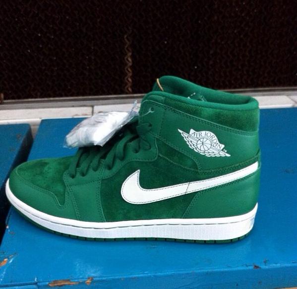 jordan 1 green suede