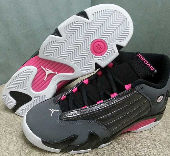 Air Jordan 14 GS - Grey/Pink