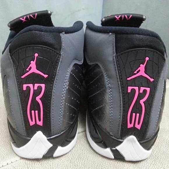 Air Jordan 14 GS - Grey/Pink