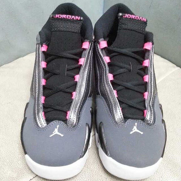 Air Jordan 14 GS - Grey/Pink