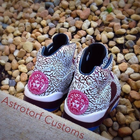 Air Jordan 3lab5 “Versace” Customs by Astrotorf Customs