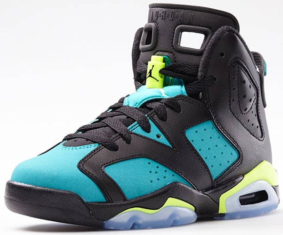 Air Jordan 6 GS Turbo Green - Official Look