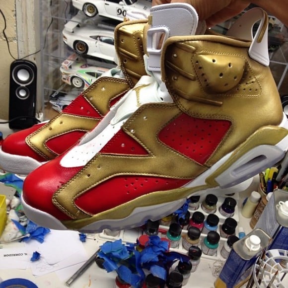 Air Jordan VI (6) “Niners Nation” Customs by Have Air Customs