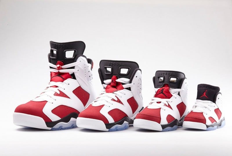 carmine 6 on feet