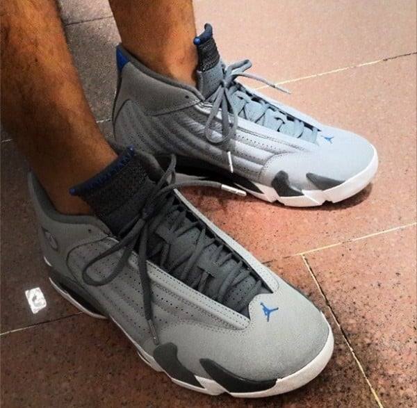 air jordan 14 on feet