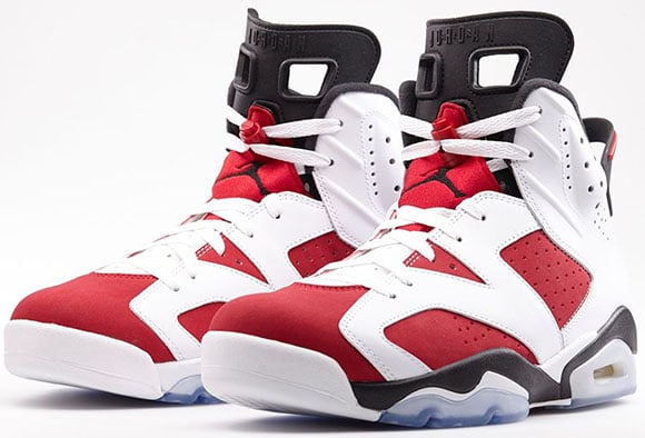 Carmine Air Jordan 6 Official Look