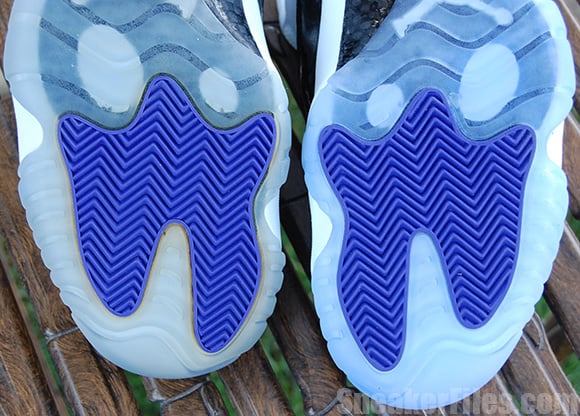 Comparison: Air Jordan 11 Concord Lows vs. Mids