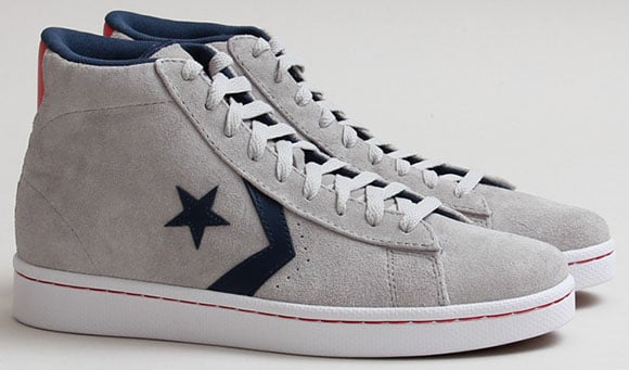 Oyster Grey Converse Pro Leather Skate