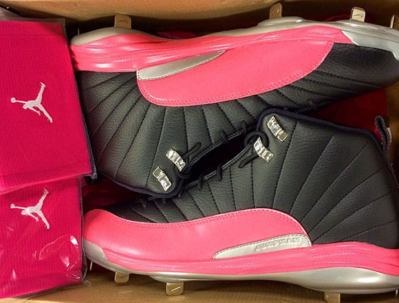 Gio Gonzalez Shows Air Jordan 12 Mothers Day Cleats