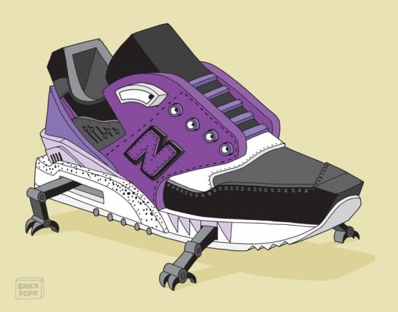 New Balance Sneaker Art by Ghica Popa