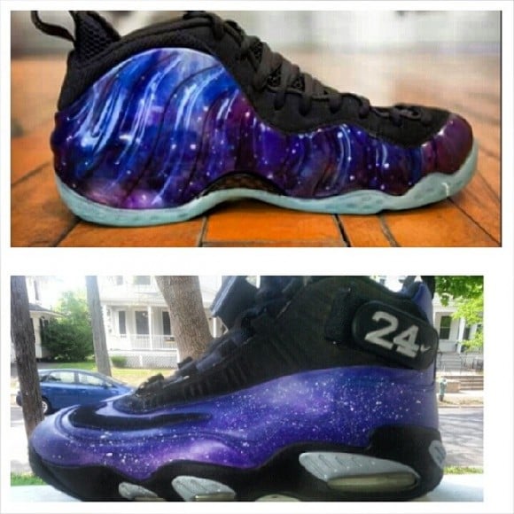 Nike Air Griffey 1 “Galaxy” Customs by Express Yourself Customs