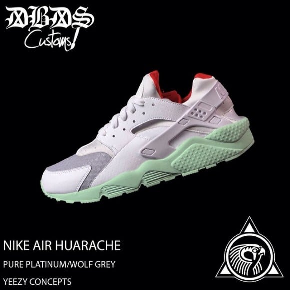 nike-air-huarache-yeezy-platinum-customs-by-dbds-london-customs