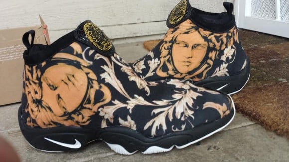 Nike Air Zoom Flight The Gloves “Versace” Customs by FBCC NYC