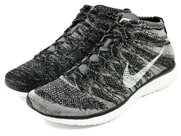 nike free flyknit chukka dark grey