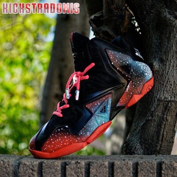 Nike Lebron XI (11) “Reverse Miami Nights” Customs by Kickstradomis