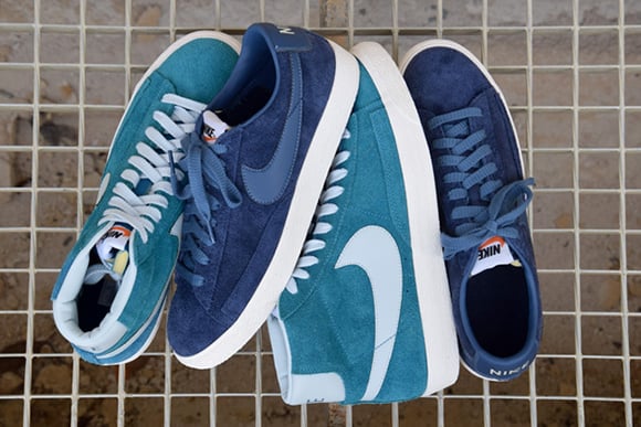 Obsidian Turquoise Nike Blazer Vintage