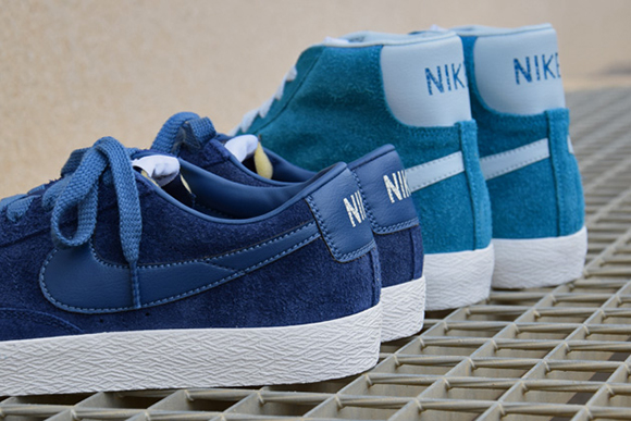 Obsidian Turquoise Nike Blazer Vintage