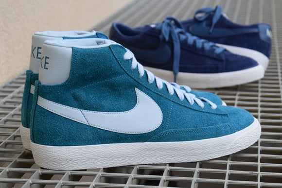 Obsidian Turquoise Nike Blazer Vintage