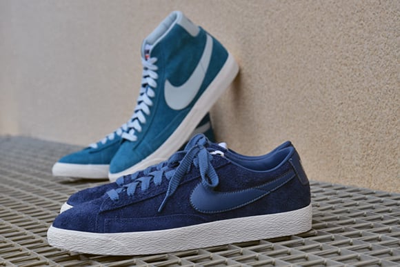 Obsidian Turquoise Nike Blazer Vintage