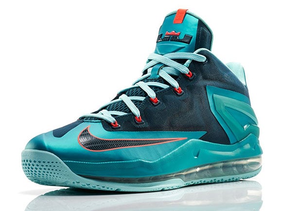 Turbo Green Nike LeBron 11 Low Official Look