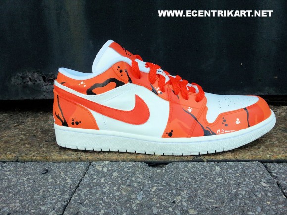 Air Jordan 1 Low “Orange Soda” Customs by Ecentrik Artistry