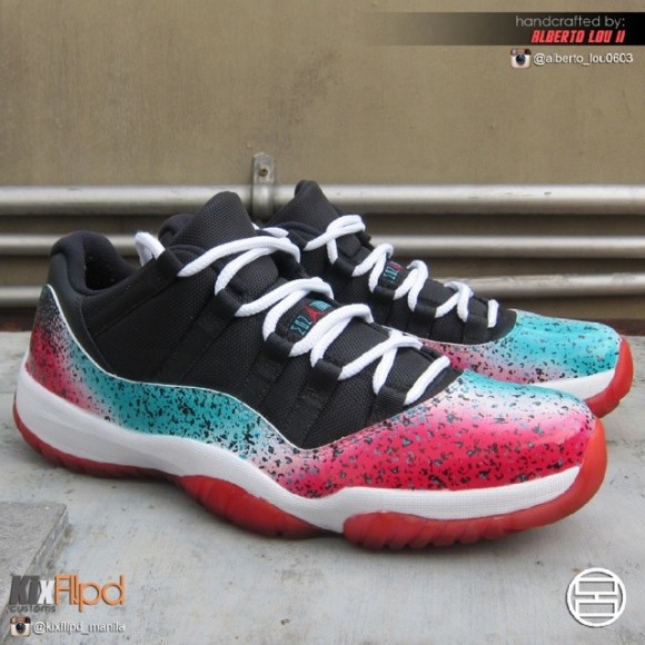 air-jordan-11-low-miami-nights-customs-by-alberto-lou