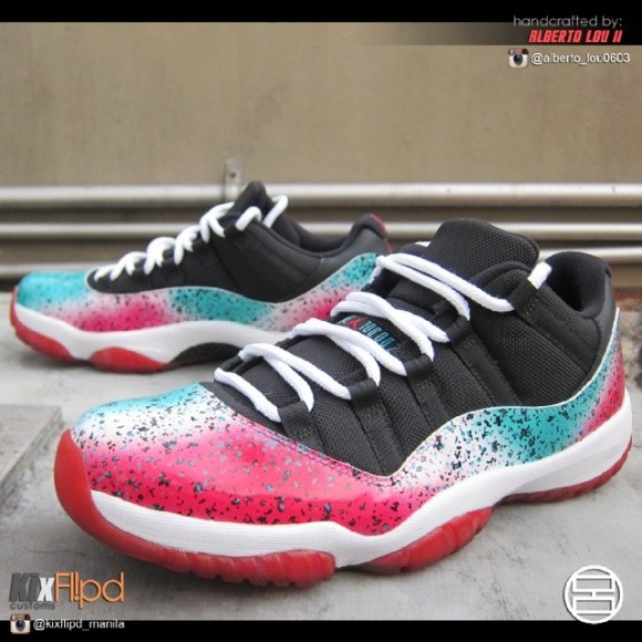 air-jordan-11-low-miami-nights-customs-by-alberto-lou