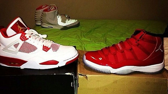 Air Jordan 11 Red Carmelo Anthony PE