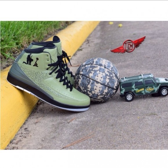 Air Jordan 2 “Fallen Soldier” Customs by Ceesay14