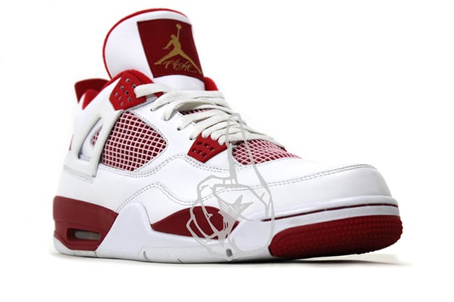 Air Jordan 4 Melo PE White Red PE 2012