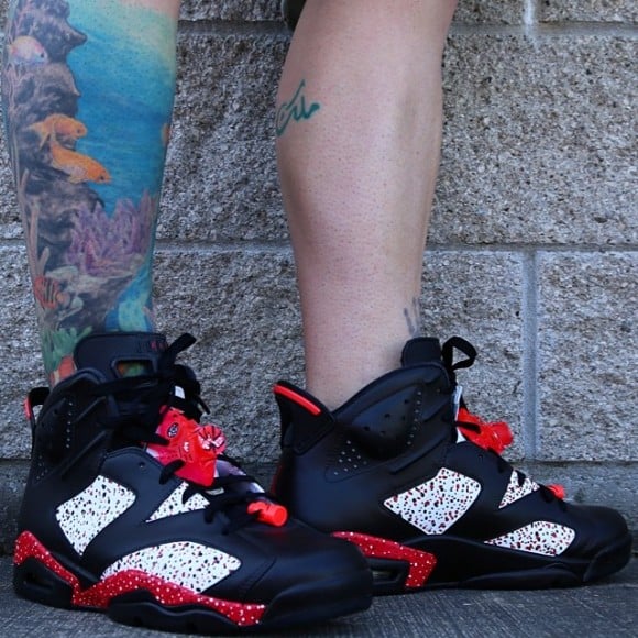 Air Jordan 6 “The InfraPinks” Customs by Zadeh Kicks