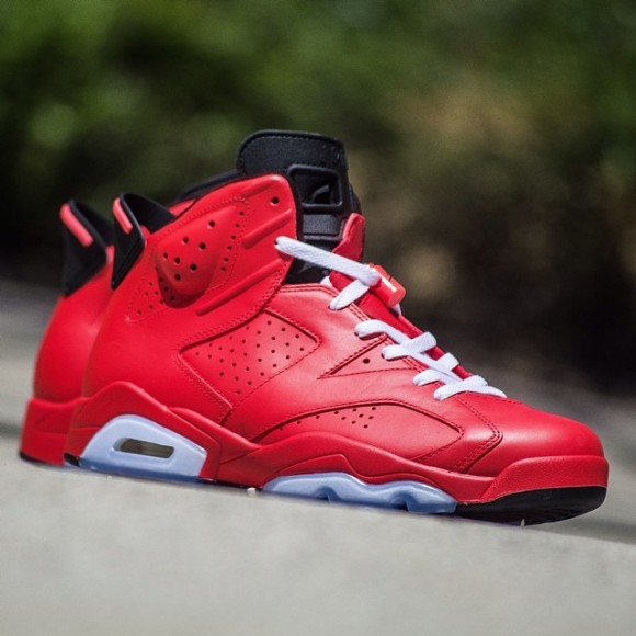 Air Jordan 6 “Total Infrared” Customs by Rano Customs