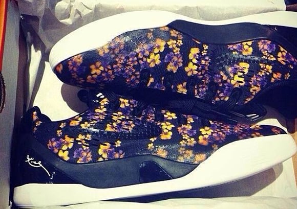 kobe floral shoes